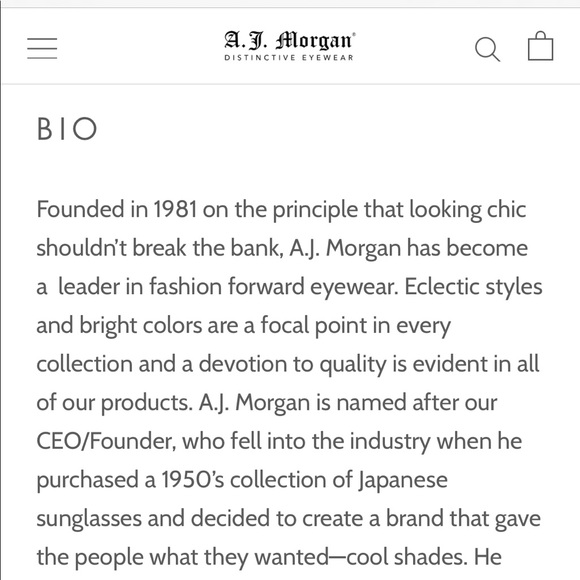 AJ Morgan blue mirrored black frame sunglass NIP - Picture 8 of 10